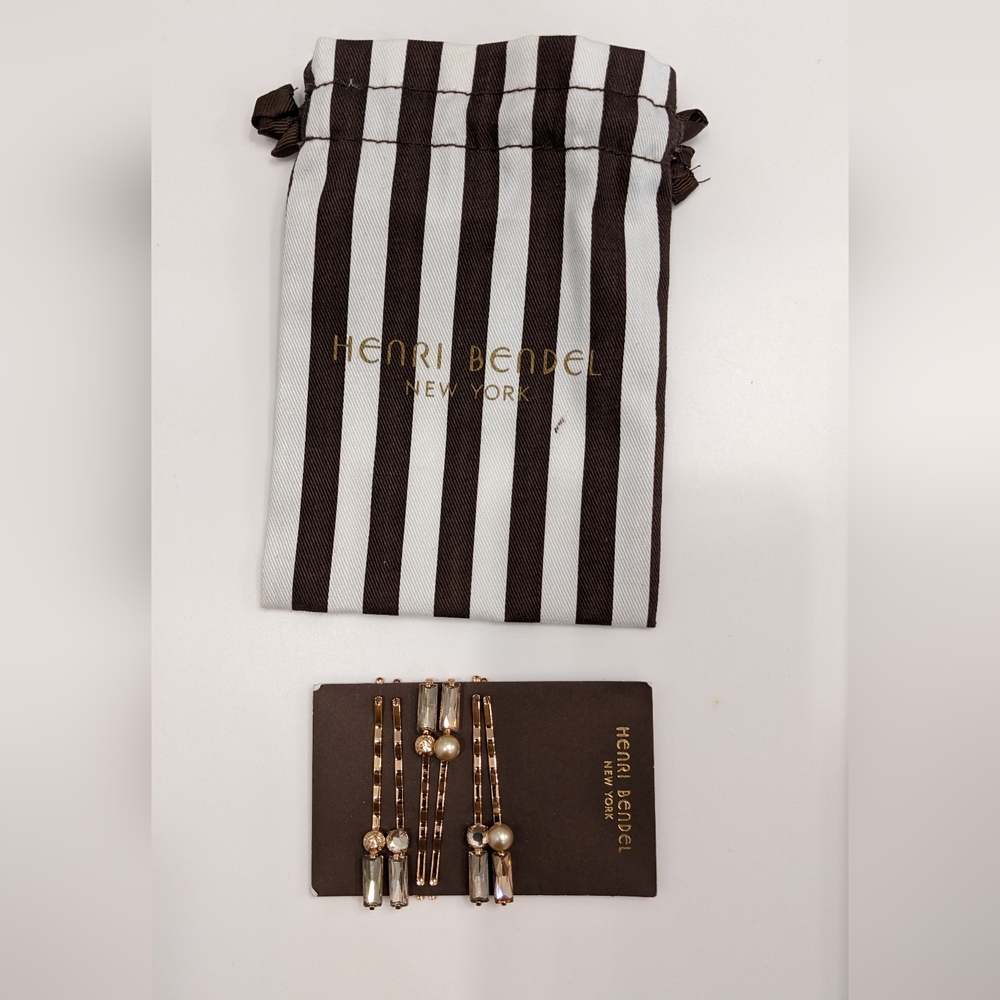 Henri Bendel Rose Gold Clips